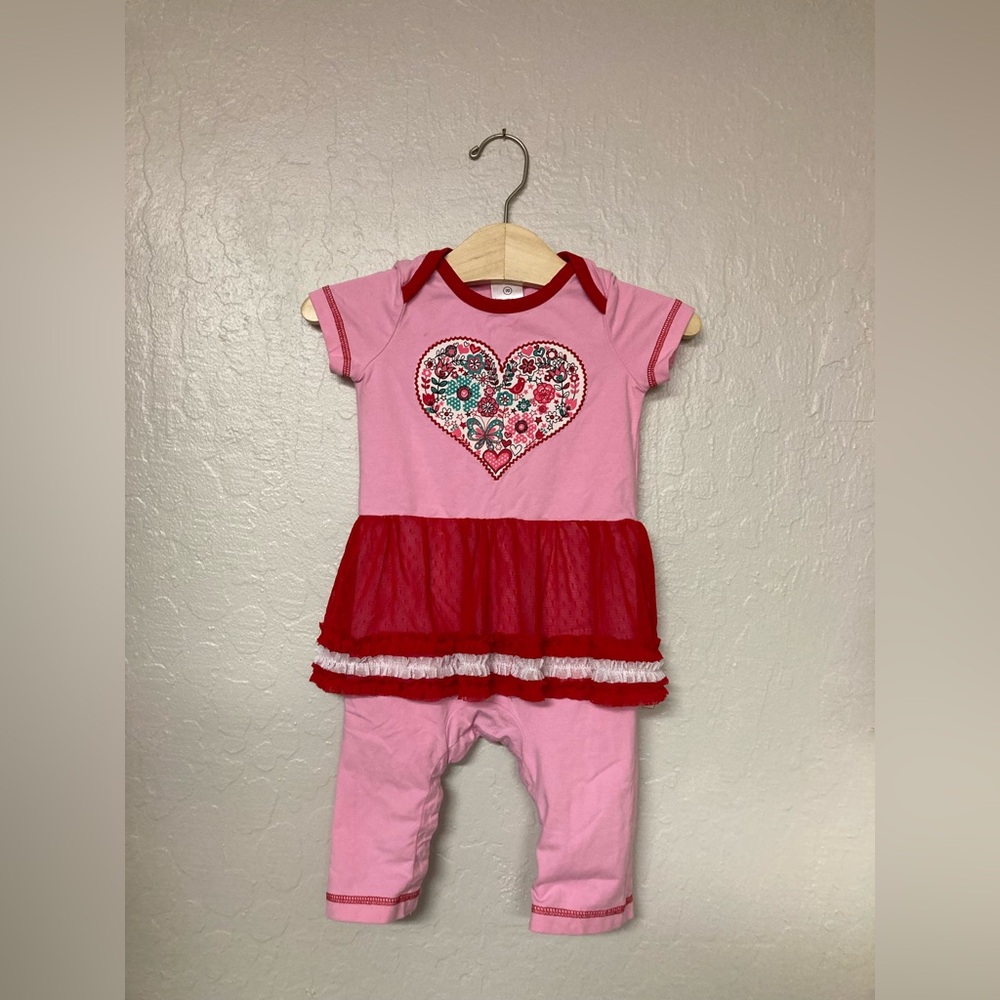 $23 ADD ON‎ hanna girls’ romper with heart graphic mini boden quincy mae zara